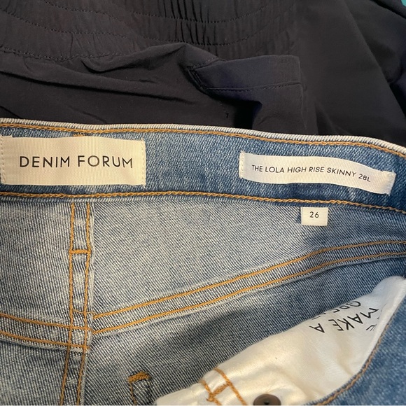 Denim Forum Lola High Rise Skinny Jeans - Picture 6 of 6